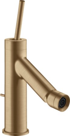 Смеситель Axor Starck 10211140 для биде, шлифованная бронза 