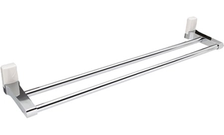 Полотенцедержатель WasserKRAFT Leine White K-5040WHITE двойной 
