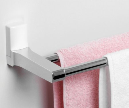 Полотенцедержатель WasserKRAFT Leine White K-5040WHITE двойной 
