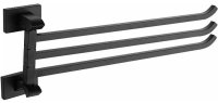 Полотенцедержатель Gappo G0713-6 поворотный Черный матовый