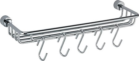 Полка WasserKRAFT Donau K-9415 с крючками 