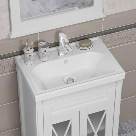 Тумба под раковину Opadiris Палермо 60 00-00006719 Белая матовая 