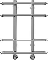 Водяной полотенцесушитель Terminus Сахара П4 500x596 4670030723178 Хром