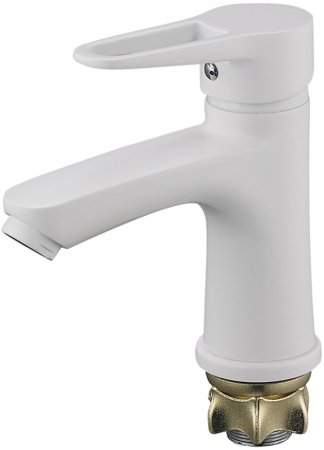 Смеситель для раковины G-Lauf NUD1-A045YW Белый матовый 