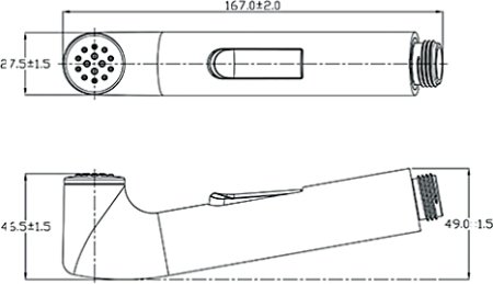 Гигиенический душ Villeroy & Boch TVD00060700061 
