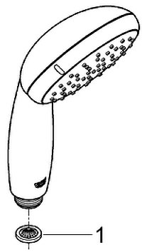 Ручной душ Grohe Tempesta Classic 27597001 Хром 