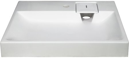 Раковина Marmo Bagno Дельта 60 MB-DL60-50 на стиральную машину Белая 