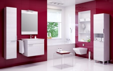 Тумба под раковину Aqwella Бриг 75 Br.01.07/1/W подвесная Белая 