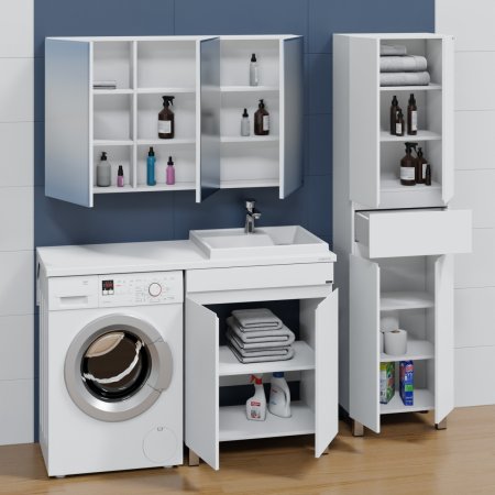 Раковина над стиральной машиной СаНта Юпитер 130 R 