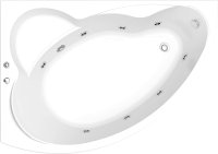 Акриловая ванна Bas Лагуна 170 см L с г/м + средство