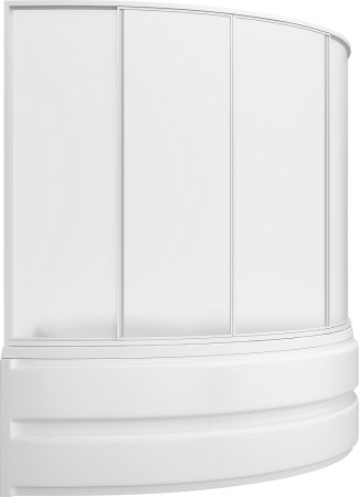 Акриловая ванна Bas Лагуна 170 см L с г/м + средство 