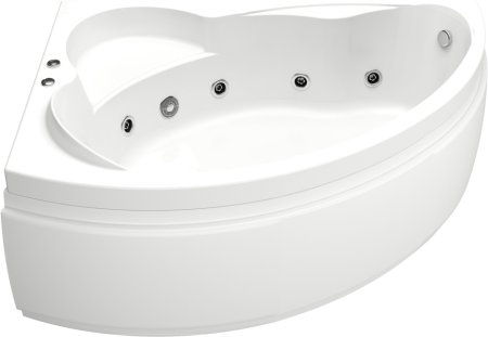 Акриловая ванна Bas Лагуна 170 см L с г/м + средство 