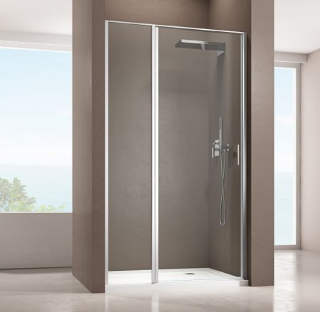 Душевая дверь Allen Brau Priority 140 3.31034.00 профиль Хром стекло прозрачное 