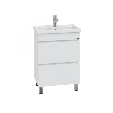 Тумба Санта Марс 60 напольная 2 ящика с умывальником Фостер 60 