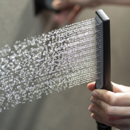 Смеситель для душа Bossini Apice Z00523.073 с термостатом Черный матовый 