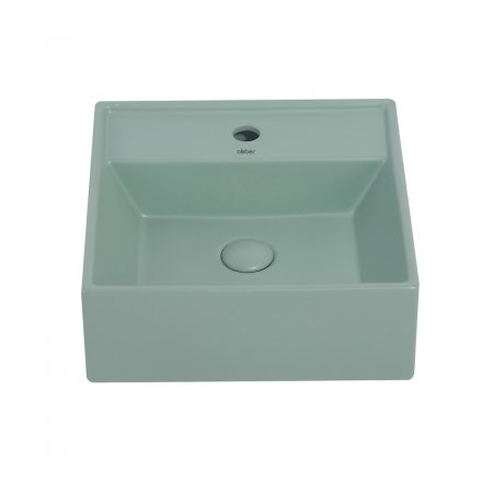 Раковина накладная ABBER Rechteck AC2208MCG светло-зеленая матовая 