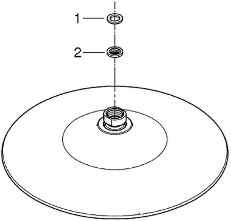 Верхний душ Grohe Euphoria 260 26457000 Хром 