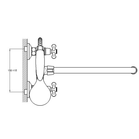 Смеситель G-Lauf QML7-A827 для ванны и душа 