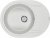 Мойка кухонная Paulmark Oval PM316502-WH белый 