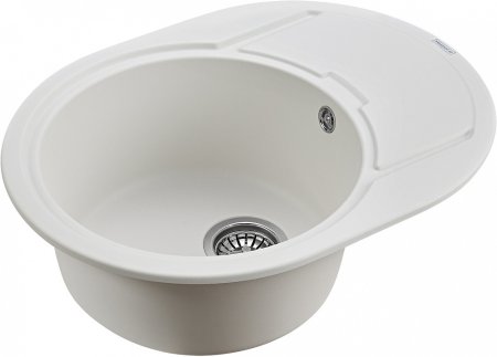 Мойка кухонная Paulmark Oval PM316502-WH белый 