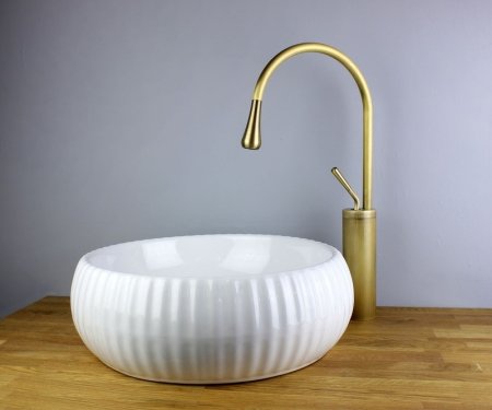 Раковина-чаша Bronze de Luxe 40 1382W Белая 