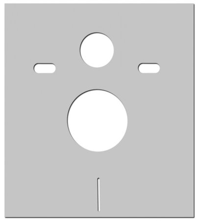 Инсталляция Berges Atom 410 040341 для унитаза с Белой Хром глянец клавишей смыва 