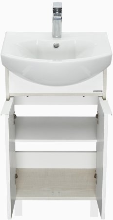 Тумба под раковину Aquaton Рико 50 1A212401RIB90 Белый Ясень фабрик 