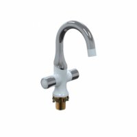 Смеситель для раковина Gappo Stella G1049 белый/хром Смеситель для раковина Gappo Stella G1049 белый/хром