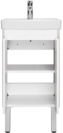 Тумба под раковину Aquaton Сканди Doors 45 1A278701SDB20 Белый глянец Дуб верона 