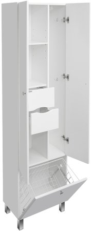 Шкаф пенал Aquaton Симпл 54 1A137403SL010 Белый 