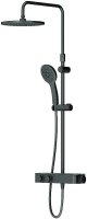 Душевая система AM.PM Inspire V2.0 F0750A422 с термостатом Черная матовая