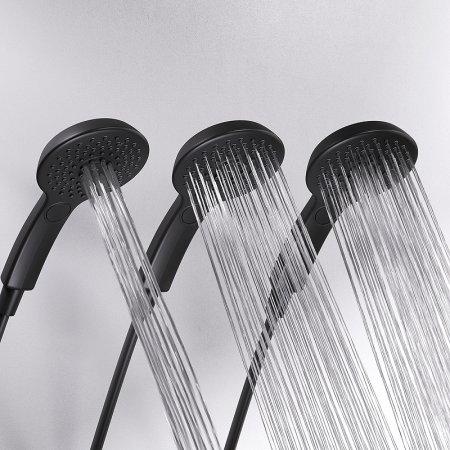 Душевая система AM.PM Inspire V2.0 F0750A422 с термостатом Черная матовая 