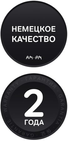 Душевая система AM.PM Inspire V2.0 F0750A422 с термостатом Черная матовая 