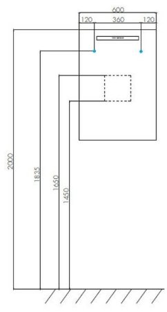 Зеркало Aquaton Йорк 60 1A173702YO010 с подсветкой Белое 