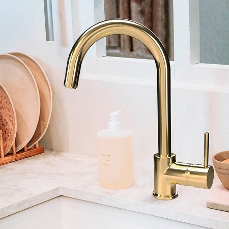 Смеситель для кухни Paini Cox 78OT572LMKM Золото PVD 