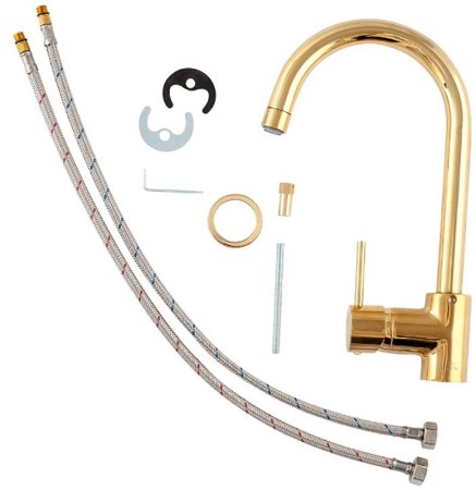Смеситель для кухни Paini Cox 78OT572LMKM Золото PVD 