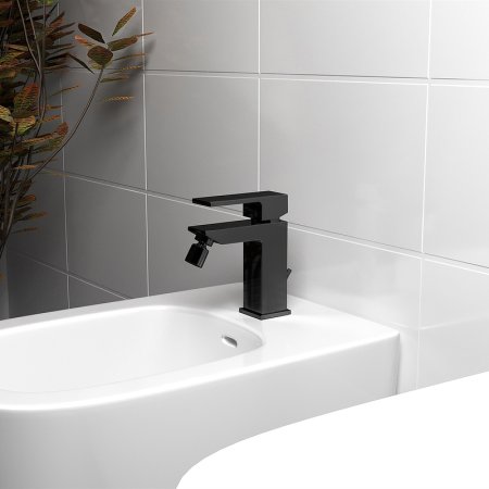 Смеситель для биде Paini Dax-R 84PZ306R Черный матовый 