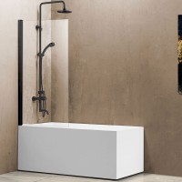 Шторка на ванну Vincea VSB-11800CLB 80x140 профиль Черный стекло прозрачное Шторка на ванну Vincea VSB-11800CLB 80x140 профиль Черный стекло прозрачное