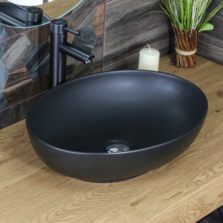 Раковина-чаша Melana 52 MLN-320316MB Черная матовая 