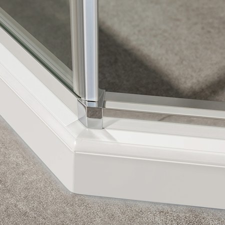 Душевой уголок Vincea Slim-U 90x90 VSP-2SU900CL профиль Хром стекло прозрачное 