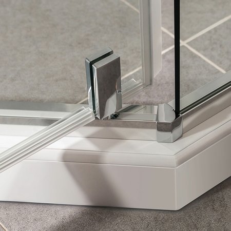 Душевой уголок Vincea Slim-U 90x90 VSP-2SU900CL профиль Хром стекло прозрачное 