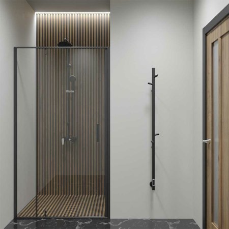 Электрический полотенцесушитель Vincea 15х140 VTD-1DBE Черный матовый 