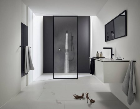 Смеситель Hansgrohe Finoris 230 76063670 для раковины, матовый черный 