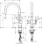 Смеситель Hansgrohe Talis M54 72805670 для кухонной мойки, матовый черный 