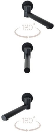 Душевая система Bronze de Luxe Scandi 14582-501B Черная 