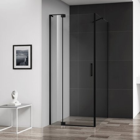 Душевой уголок Cezares Slider AH 1 70/80 90 C NERO 