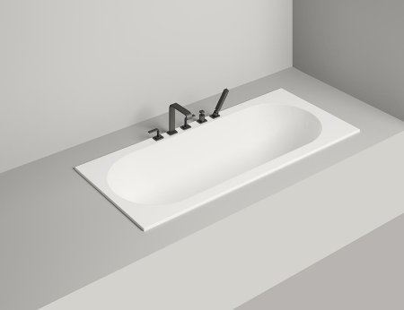 Ванна из искусственного камня Salini Ornella 180х80 102322M Белая матовая 