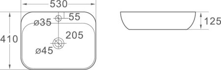 Раковина SantiLine SL-1024 