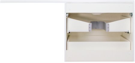 Тумба под раковину Style Line Даллас Люкс Plus 130 СС-00002352 подвесная Белая 