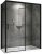 Душевой уголок Abber Komfort 170x90 AG93170B-S92B профиль Черный стекло прозрачное 